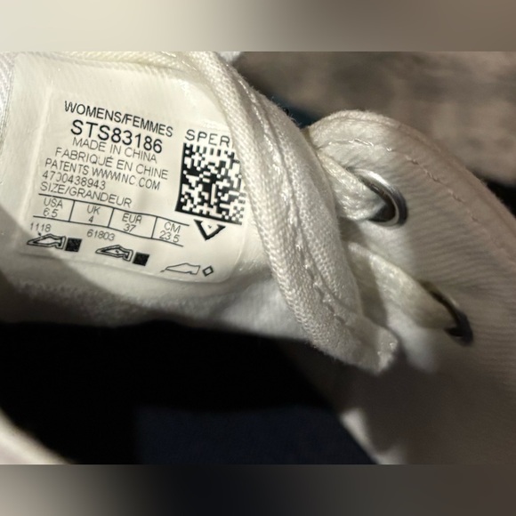 Sperry Womens - Pier Boat Shoe - White - 6.5 - Picture 5 of 10